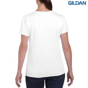 The Gildan Heavy Cotton Ladies T Shirt is a 180gsm cotton tee.  Mens and kids available too.  20 colours.  S - 3XL.  Great branded heavy cotton tees from Gildan.