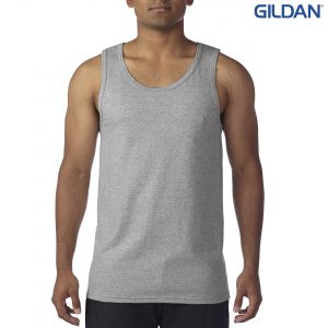 5200 Gildan Heavy Cotton Adult Singlet - Sport Grey The Gildan Heavy Cotton Adult Singlet is a 180gsm 100% cotton jersey adult singlet. 8 colours. Great cost effective adult tank tops ready for branding.