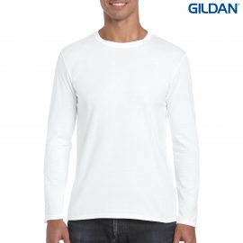 The Gildan Adult Long Sleeve T Shirt is a 100% cotton fitted long sleeve tee.  4 colours.  S - 3XL.  Great branded long sleeve tees from Gildan.