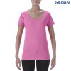 64550L Gildan Softstyle Ladies Deep Scoop T-shirt Azalea – Promotrenz