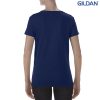 64550L Gildan Softstyle Ladies Deep Scoop T-Shirt Navy – Promotrenz