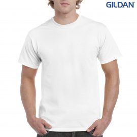 The Gildan Hammer Adult T Shirt is a 100% cotton preshrunk jersey knit tee.  Classic fit.  S - 5XL.  Great printable cotton tees from Gildan.