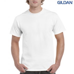 The Gildan Hammer Adult T Shirt is a 100% cotton preshrunk jersey knit tee.  Classic fit.  S - 5XL.  Great printable cotton tees from Gildan.