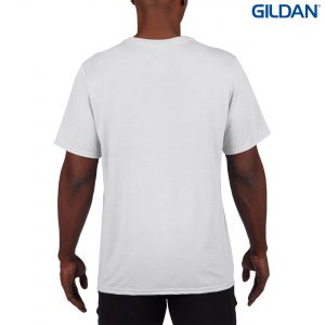 The Gildan Sublimation Adult T-Shirt is a 100% polyester tee.  Tearaway label.  White only.  Great branded sublimation tees for teams and events.The Gildan Sublimation Adult T-Shirt is a 100% polyester tee.  Tearaway label.  White only.  Great branded sublimation tees for teams and events.