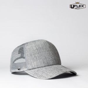 HU15502 UFlex Foam Trucker Cap Grey Melange - Promotrenz The UFlex Foam Trucker Cap is a 5 panel polyester/nylon trucker cap. 5 colours. One size. Great branded U-Flex headwear.