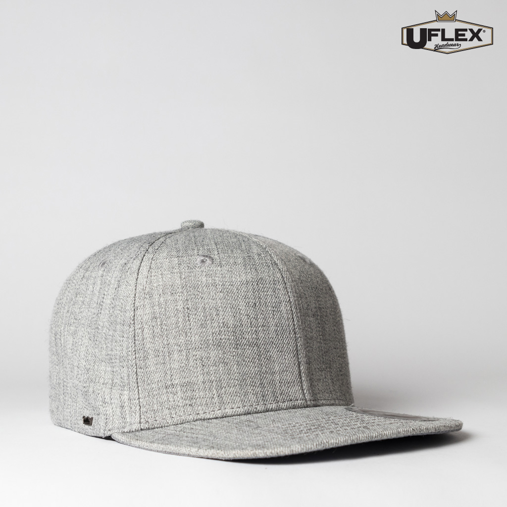 UFlex Youth Snap Back 6 Flat Peak Cap 