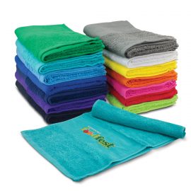 The Trends Collection Enduro Sports Towel is a luxurious sports towel made from 420gsm cotton terry towelling.  14 colours.  Great branded sports towels.