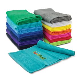 The Trends Collection Enduro Sports Towel is a luxurious sports towel made from 420gsm cotton terry towelling.  14 colours.  Great branded sports towels.