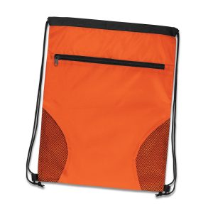 The Trends Collection Dodger Drawstring Backpack is a stylish drawstring backpack with mesh accents. Zipper pocket. 8 colours. Great drawstring backpacks.