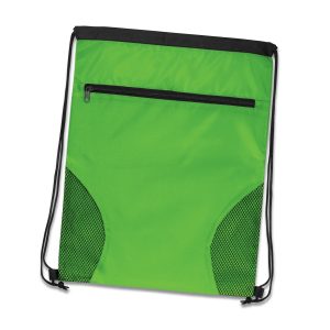 The Trends Collection Dodger Drawstring Backpack is a stylish drawstring backpack with mesh accents. Zipper pocket. 8 colours. Great drawstring backpacks.