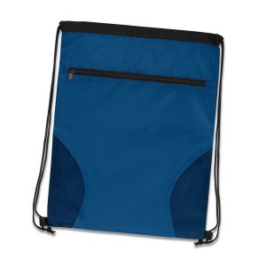 The Trends Collection Dodger Drawstring Backpack is a stylish drawstring backpack with mesh accents.  Zipper pocket.  8 colours.  Great drawstring backpacks.