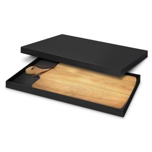 The Trends Collection Villa Serving Board is a large serving board.  Acacia wood.  Laser Engraved.  Great corporate gifts or practical branded boards for work.
