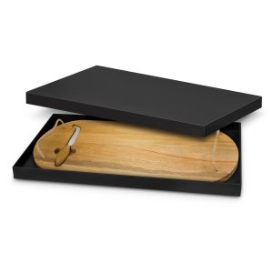 The Trends Coventry Cheese Board is a luxury rustic acacia cheese board. Contains a cheese knife. Multiple branding options. Great corporate gifts.