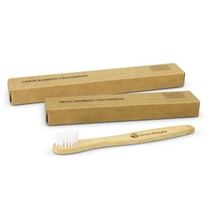 116264 Trends Collection Bamboo Toothbrush - Promotrenz The Trends Collection Bamboo Toothbrush is an eco friendly tooth brush available in 2 sizes. Printed or engraving options. Great eco toothbrushes.