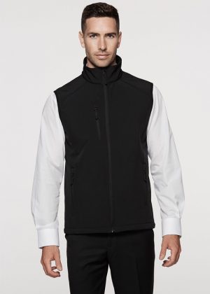 The Aussie Pacific Mens Olympus Softshell Vest is a 320gm 3 layer performance softshell.  4 colours.  S - 5XL.  Great Aussie Pacific softshell jackets.