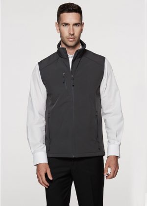 The Aussie Pacific Mens Olympus Softshell Vest is a 320gm 3 layer performance softshell.  4 colours.  S - 5XL.  Great Aussie Pacific softshell jackets.