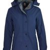 2519 Aussie Pacific Ladies Parklands Jacket – Navy – Promotrenz