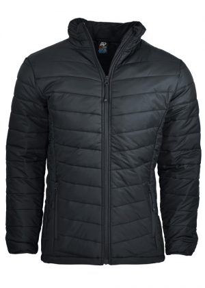 The Aussie Pacific Ladies Buller Puffer Jacket has a polyester satin finish outer, with inner taffeta lining. 2 colours. 8 - 22. Great branded winter jackets.