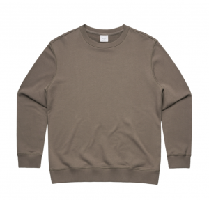 The AS Colour Womens Premium Crew is a relaxed fit, heavyweight, 350gsm Cotton hoodie. 8 colours. Printed heavyweight AS Colour crew.
