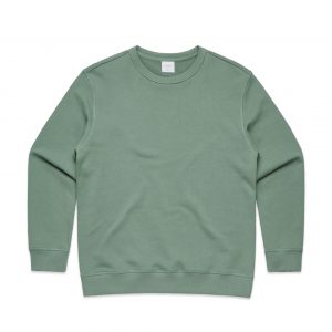 The AS Colour Womens Premium Crew is a relaxed fit, heavyweight, 350gsm Cotton French Terry hoodie. 5 colours. Great printed heavyweight AS Colour crew sweats.