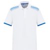 P900MS Biz Collection Galaxy Mens Polo – White/Royal – Promotrenz