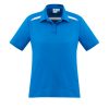 P901LS Biz Collection Sonar Ladies Polo – Royal/White – Promotrenz