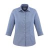S910LT Biz Collection Ladies Jagger 3/4 Sleeve Shirt – French Blue – Promotrenz