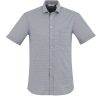 S910MS Biz Collection Mens Jagger Short Sleeve Shirt – Silver – Promotrenz