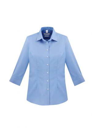 The Biz Collection Regent Ladies 3/4 Sleeve Shirt is a wrinkle resistant 100% premium cotton short sleeve shirt.  2 colours.  6 - 24.  Great work shirts.
