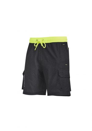 The Syzmik Streetworx Stretch Work Board Short is made from lightweight, quick dry fabric.  Grey Marle or Navy Marle.  XXS - 7XL.  Great work shorts.