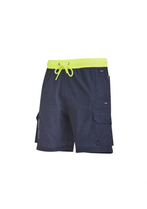 The Syzmik Streetworx Stretch Work Board Short is made from lightweight, quick dry fabric.  Grey Marle or Navy Marle.  XXS - 7XL.  Great work shorts.