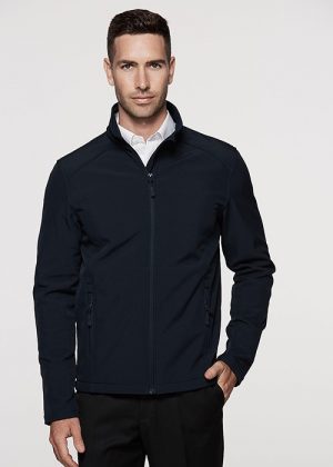 The Aussie Pacific Mens Selwyn Softshell Jacket is a 2 layer performance softshell.  Water repellent, wind resistant.  3 colours.  Great softshell jackets.