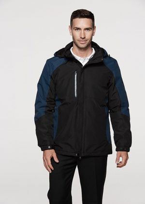 The Aussie Pacific Mens Napier Jacket is a polyester microfibre ripstop jacket with padded inner.  6 pockets.  3 colours.  S - 5XL.  Great branded AP jackets.