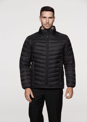 The Aussie Pacific Mens Buller Puffer Jacket has a polyester satin finish outer, with inner taffeta lining.  2 colours.  S - 5XL.  Great branded winter jackets.