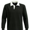 The Cloke Classic Rugby Jersey are proper rugby shirts.  330gsm rugby jersey fabric.  Black or Navy.  XXS - 3XL.  Great branded old school rugby shirts.