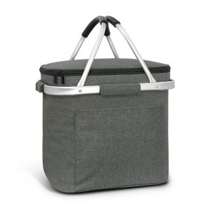 The Trends Collection Iceland Cooler Basket is a 16 litre cooler basket with aluminium frame. Folds Flat. Grey. Great branded cooler bags and baskets.