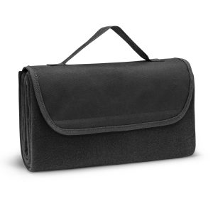 The Trends Collection Yukon Fleece Blanket is a super warm, soft fleecy. blanket. Easy to roll up. Black or Navy. Great branded fleece blankets.