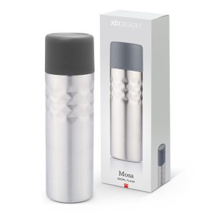 The Trends Collection Mosa Vacuum Flask is a 500ml double wall, vacuum insulted stainless steel flask.  Patterned outer wall.  Great branded vacuum flasks.