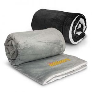 112592 TRENDS Oslo Luxury Blanket The Trends Oslo Luxury Blanket is a luxurious soft fleecy blanket. Grey, Navy or Black. Great embroidered blankets for indoor or outdoor use.