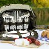 The Trends Hampton Picnic Bag is a classically designed 4 person picnic bag.  In Grey.  Multiple branding options.  Great branded picnic sets.