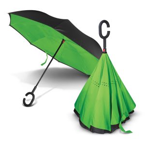 The Trends Collection Gemini Inverted Umbrella is an 8 panel inverted umbrella. 4 colours. Print or digital transfer. Great branded inverted umbrellas.