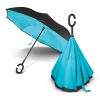 113242 Trends Collection Gemini Inverted Umbrella – Black/Light Blue – Promotrenz