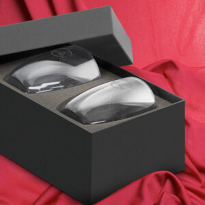 The Trends Tivoli Double Wall Glass Set is an exquisite set of 2 x 310ml double wall glasses.  Black Box.  Great branded corporate gifts.