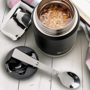 116487 Trends Collection Swiss Peak Elite Copper Vacuum Food Container - Promotrenz The Trends Collection Swiss Peak Elite Copper Vacuum Food Container is a stylish 500ml litre double wall vacuum, stainless steel container.