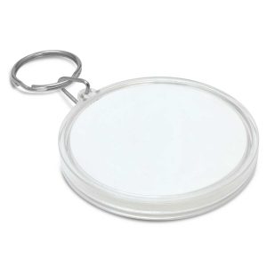 The Trends Collection Puzzle Key Ring is a novel anti stress key ring with puzzle.  In White.  Great branded practical key rings for your clients.