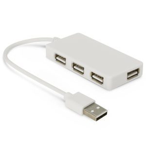 112552 Trends Collection Byte USB Hub - Promotrenz The Trends Collection Byte USB Hub is a rectangular USB hub with 4 ports. In White. Great branded tech promotional products.