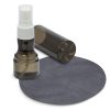 The Trends Collection Spotless Screen Cleaning Kit is a pump action screen cleaning kit.  Translucent Black.  Great branded promotional cleaning kits.