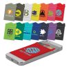 The Trends Collection Lycra House Phone Wallet is a soft, stretchy lycra wallet.  14 colours.  Heat transfer.  Great branded phone wallets for your clients.