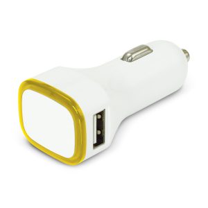 The Trends Collection Zodiac Car Charger is a dual car charger that will charge 2 phones. 8 coloured rings. Great branded car charger promo products.