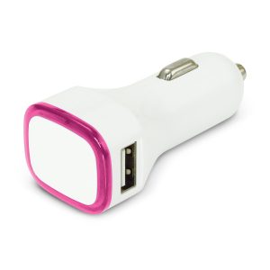 The Trends Collection Zodiac Car Charger is a dual car charger that will charge 2 phones. 8 coloured rings. Great branded car charger promo products.